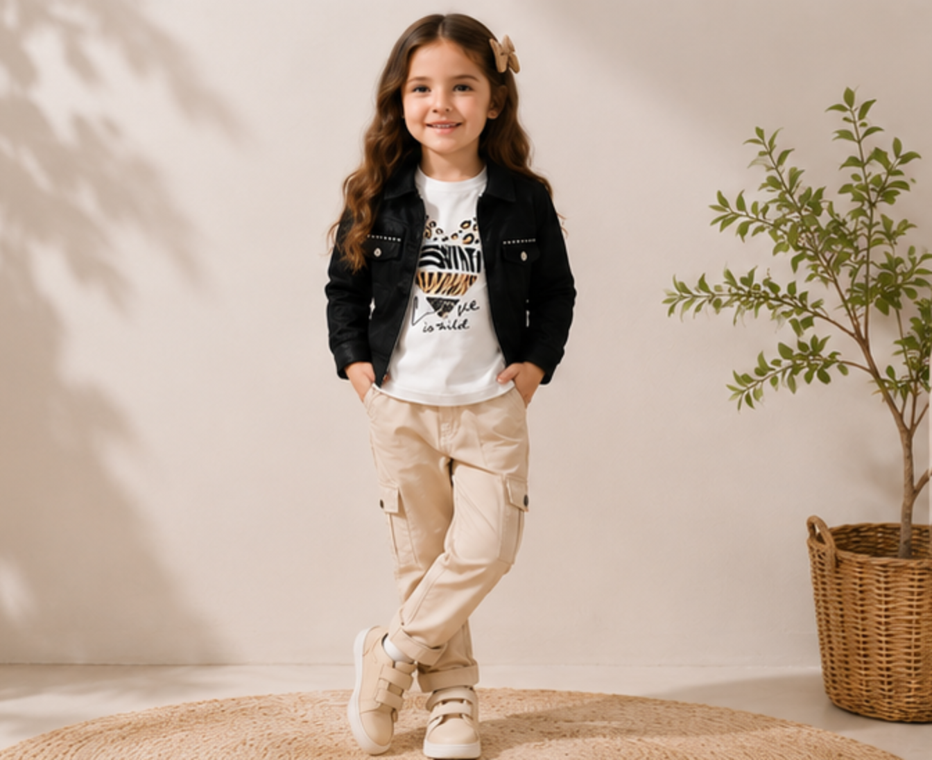 Luxury Girls Waterproof Jacket Set | Boutique Street Style Collection