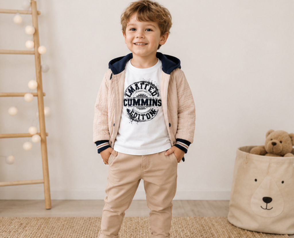Luxury Boys Quilted Jacket Set | Boutique 3 Piece Outfit